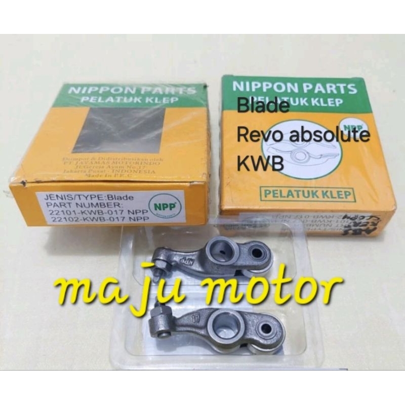 Pelatuk sepatu klep rocker arm Blade Revo absolute abs KWB Original NPP