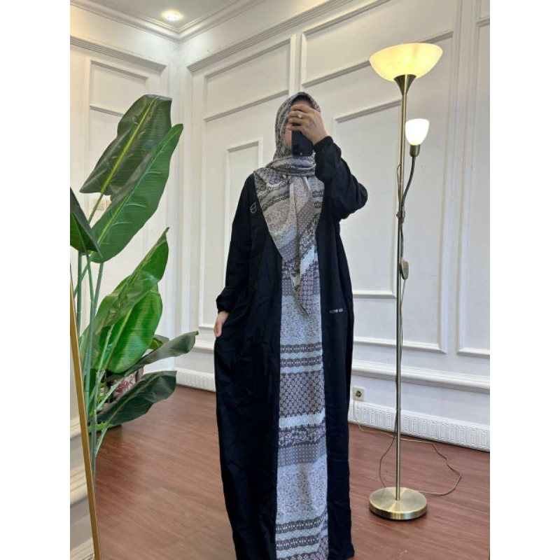 KAFTAN ANJANI STORE// KAFTAN TWILL UNIQLO//KAFTAN SET HIJAB TERMURAH//
