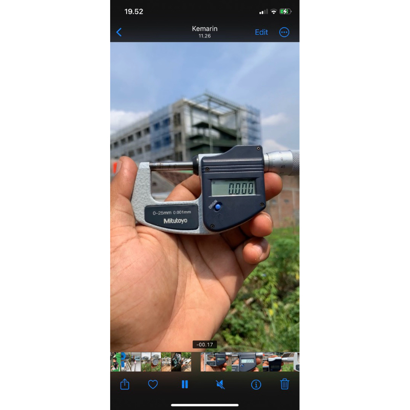 Micrometer digital Mitutoyo digimatic original japan