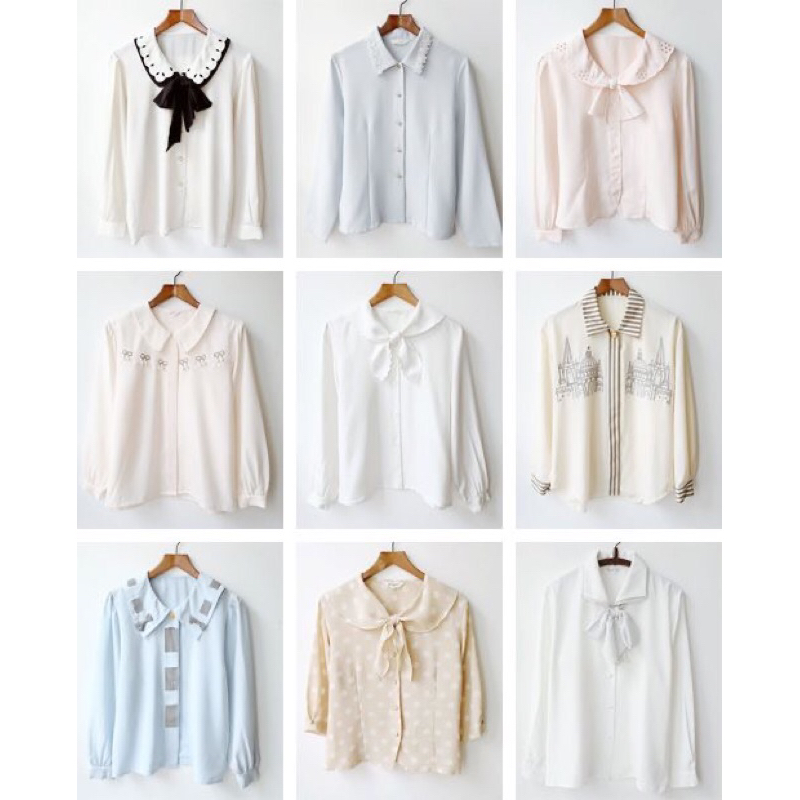 PREMIUM BLOUSE & KEMEJA CROP MURAH VINTAGE BRANDED