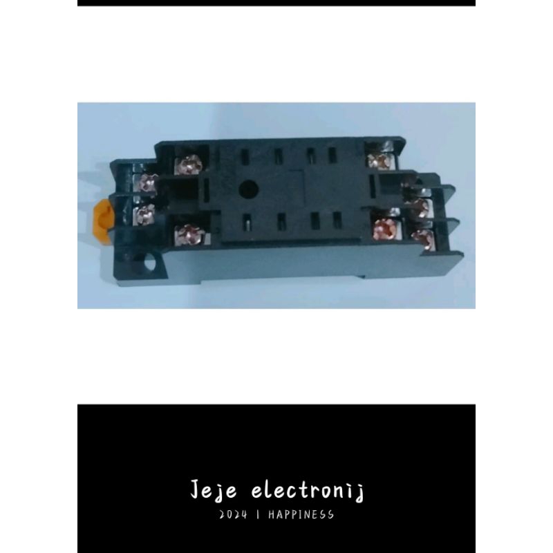 SOKET RILY 8 PIN 8 KAKI KOTAK TERBARU