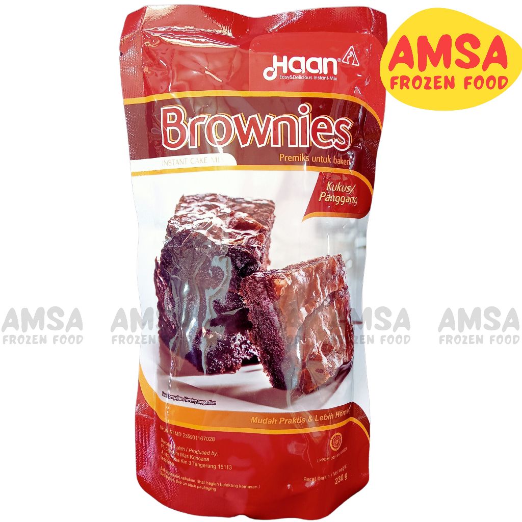 

HAAN BROWNIES Tepung Premix Instant 230gr