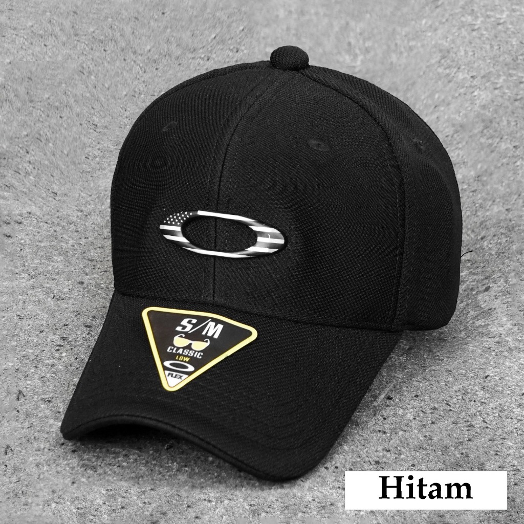 Topi Oakley Flexfit / Topi Baseball Pria Import Mirror Original
