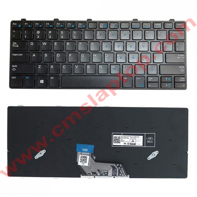 Keyboard DELL Latitude 3380 3180 3189 0343NN 3190 13-3380 DELETE