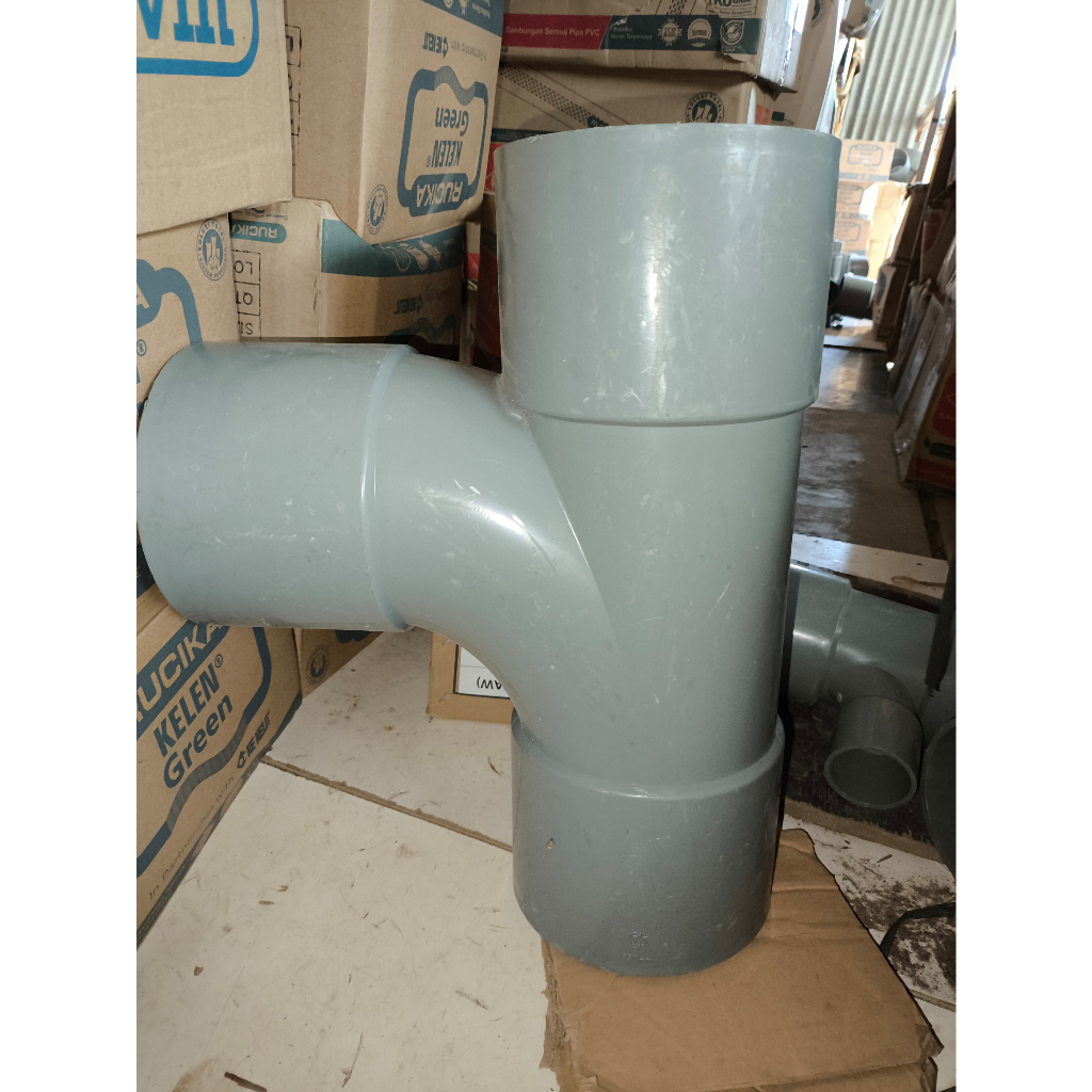 Large Radius Tee PVC 6" AW CM / Tee Way CM AW 6'' / Tee Way 6'' CM AW / Tee Way PVC 6'' AW