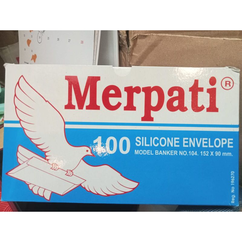 

Amplop Putih Kecil 104 merk Merpati