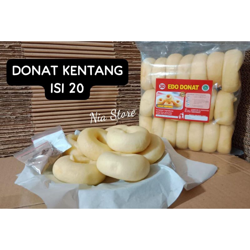 

Edo Donut - Donut Kentang plus gula