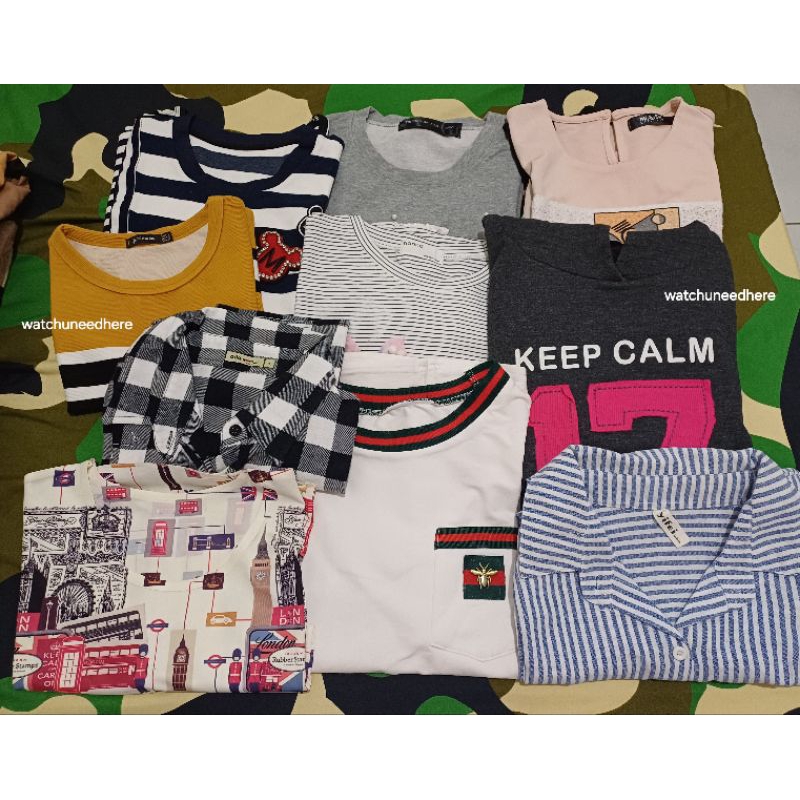 [BACA DESKRIPSI] Preloved Baju Tas Dress Rok Atasan Wanita Kemeja Blouse Kaos Hoodie