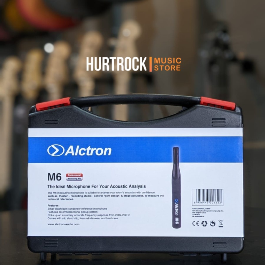 ALCTRON M6 MIC ELECTRET MIC BUAT RTA REAL TIME ANALYZER