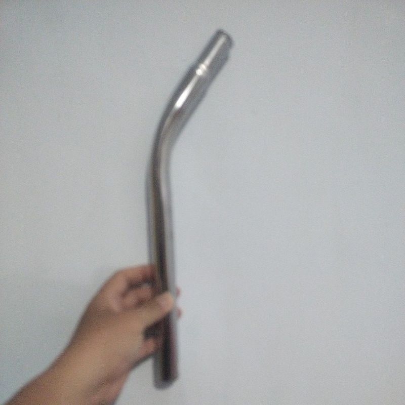 TIANG SADEL BENGKOK CHROME SEPEDA 16 , 18 , 20 ( BMX )