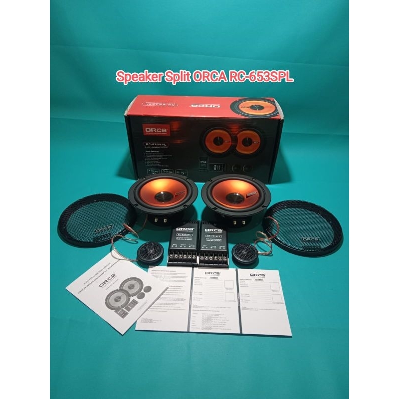Speaker Split ORCA seri RC-653SPL Speaker Twitter Crossover 2 way Audio Mobil