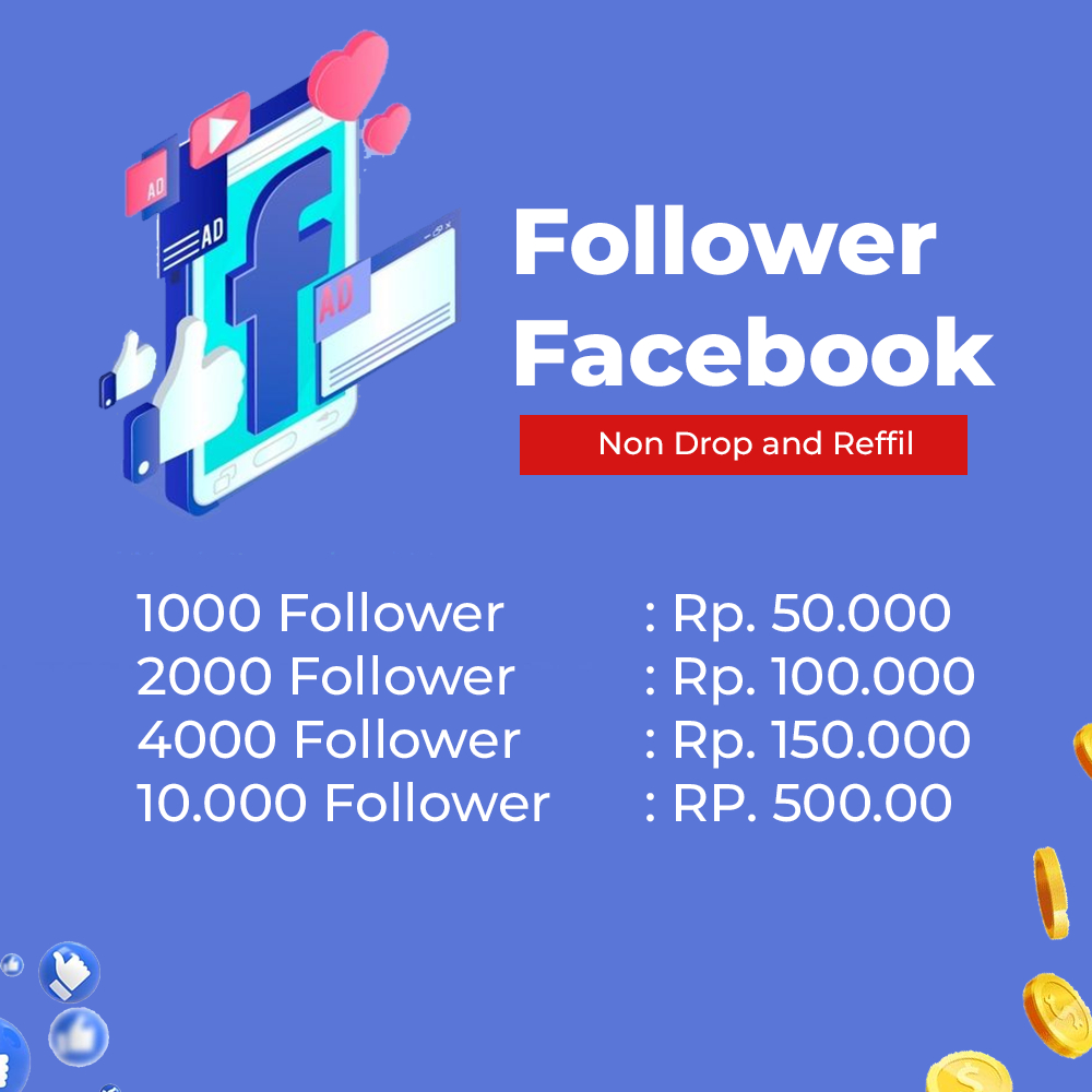 [SUPER] F4CEB00K FOLLOWERS DAN JAM TAYANG AKTIF REAL