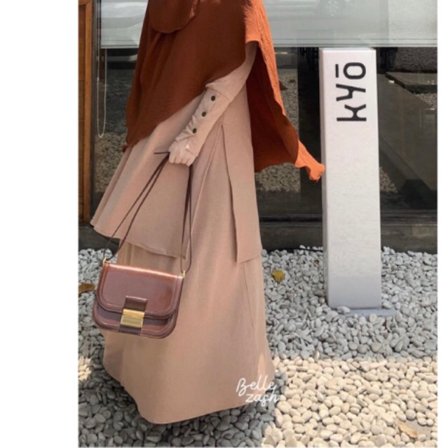 Raline tunik set Ivory by Bellezash (PRELOVED)