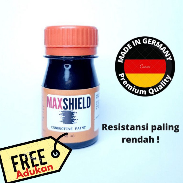 

KODE Q82Y MAXSHIELD CONDUCTIVE PAINT 35 ml cat karbon konduktif made in germany