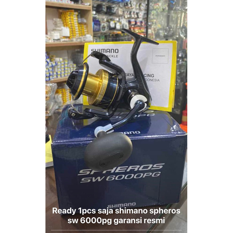 REEL SHIMANO SPHEROS SW5000HG SW6000PG SW8000PG GARANSI RESMI