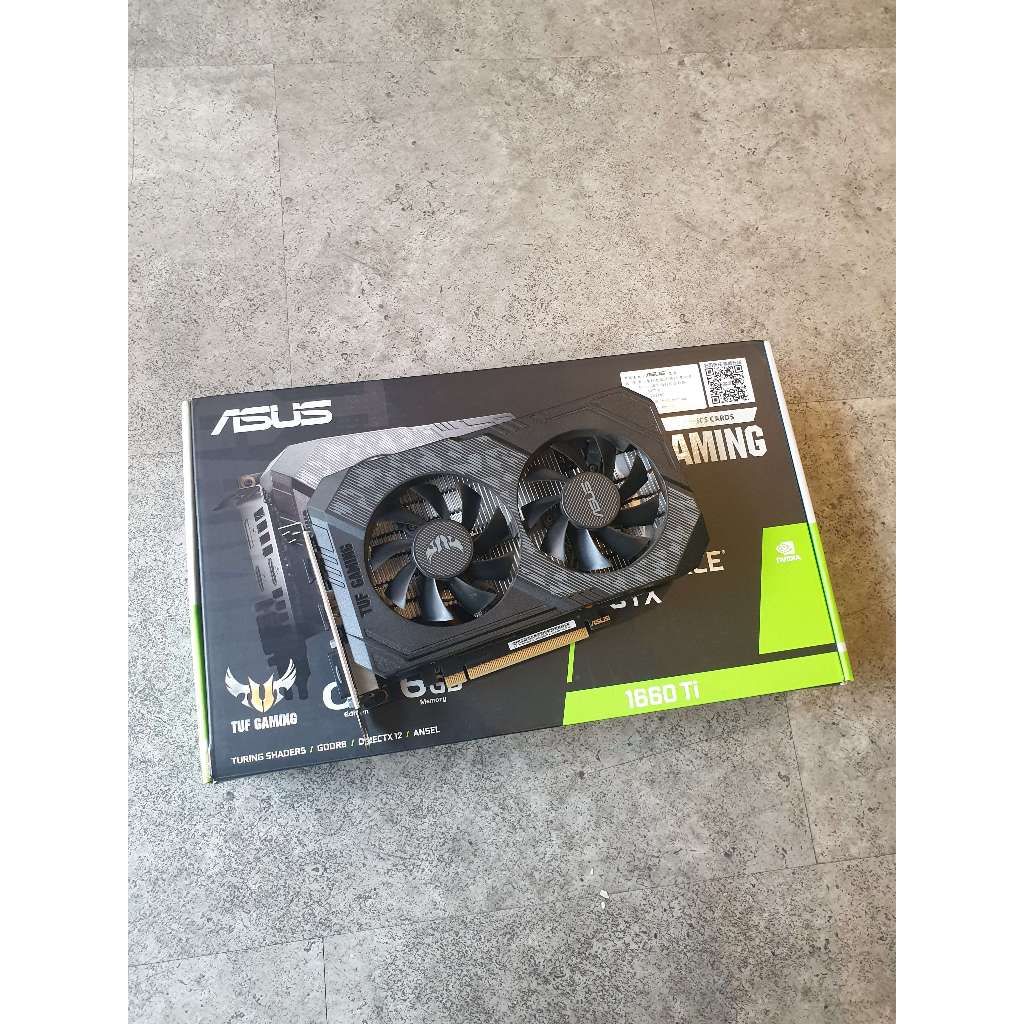 ASUS TUF GAMING GTX 1660 Ti OC 6GB GDDR6 NVIDIA VGA / 1660Ti 6GB