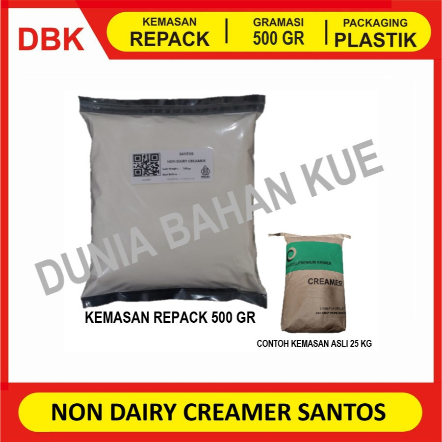 

SANTOS NON DAIRY CREAMER NDC SUSU KRIMER SANTOS - REPACK 500 GR