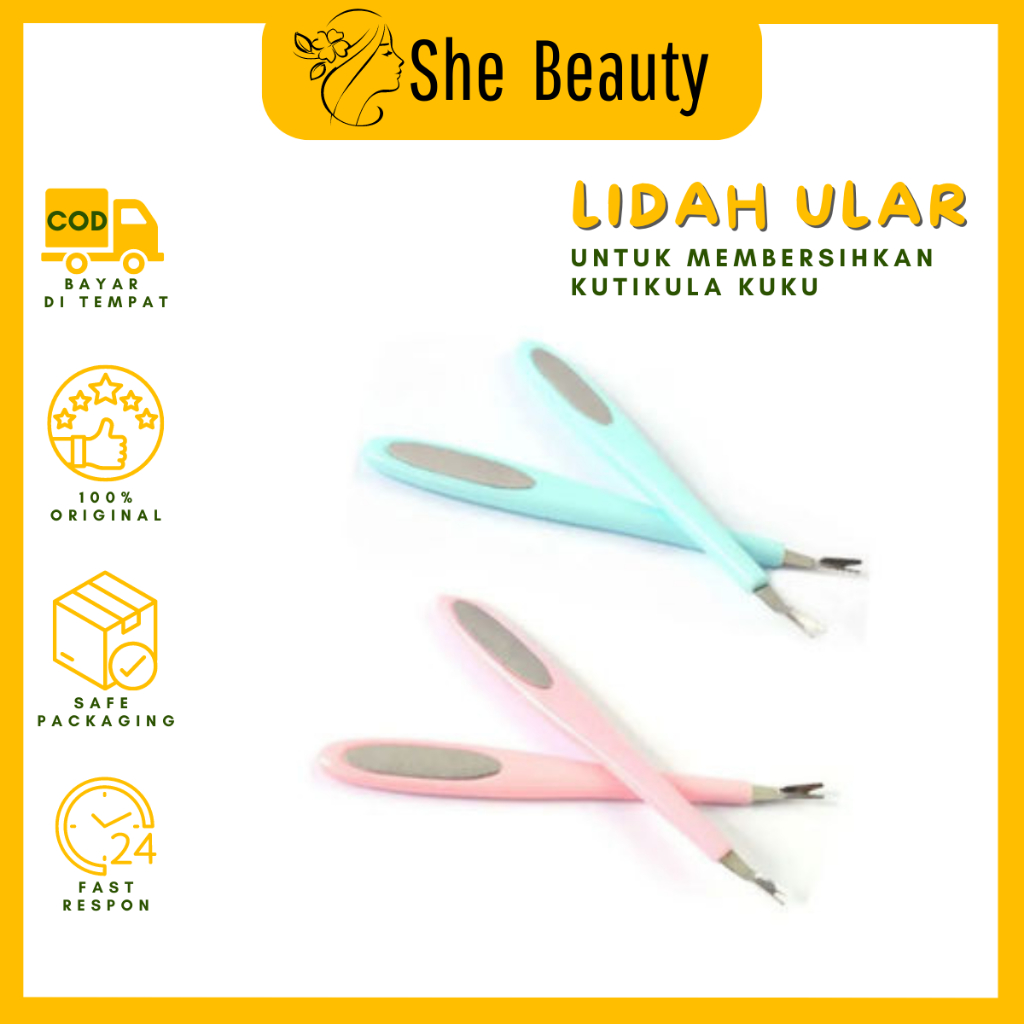 Cuticle Remover Lidah Ular Pembersih Kutikula Kuku