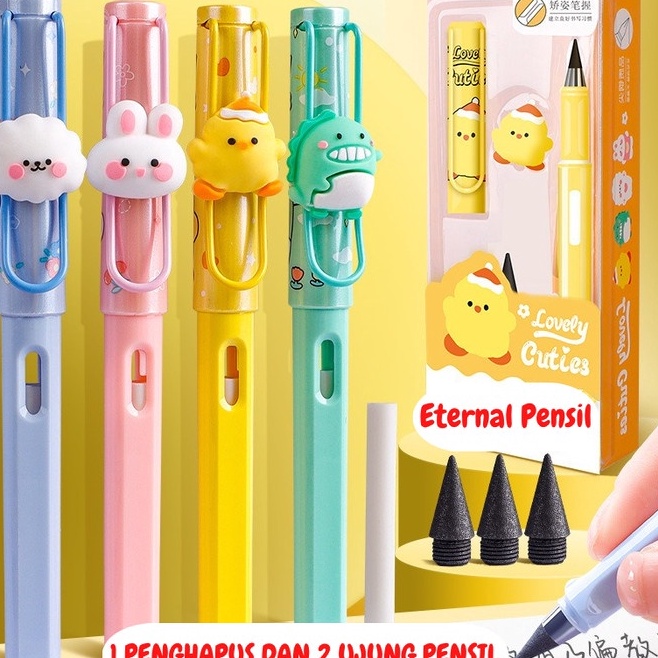 

KODE I53H Pensil Abadi Tanpa Batas Anti Patah Ajaib Eternal Pensil Lucu