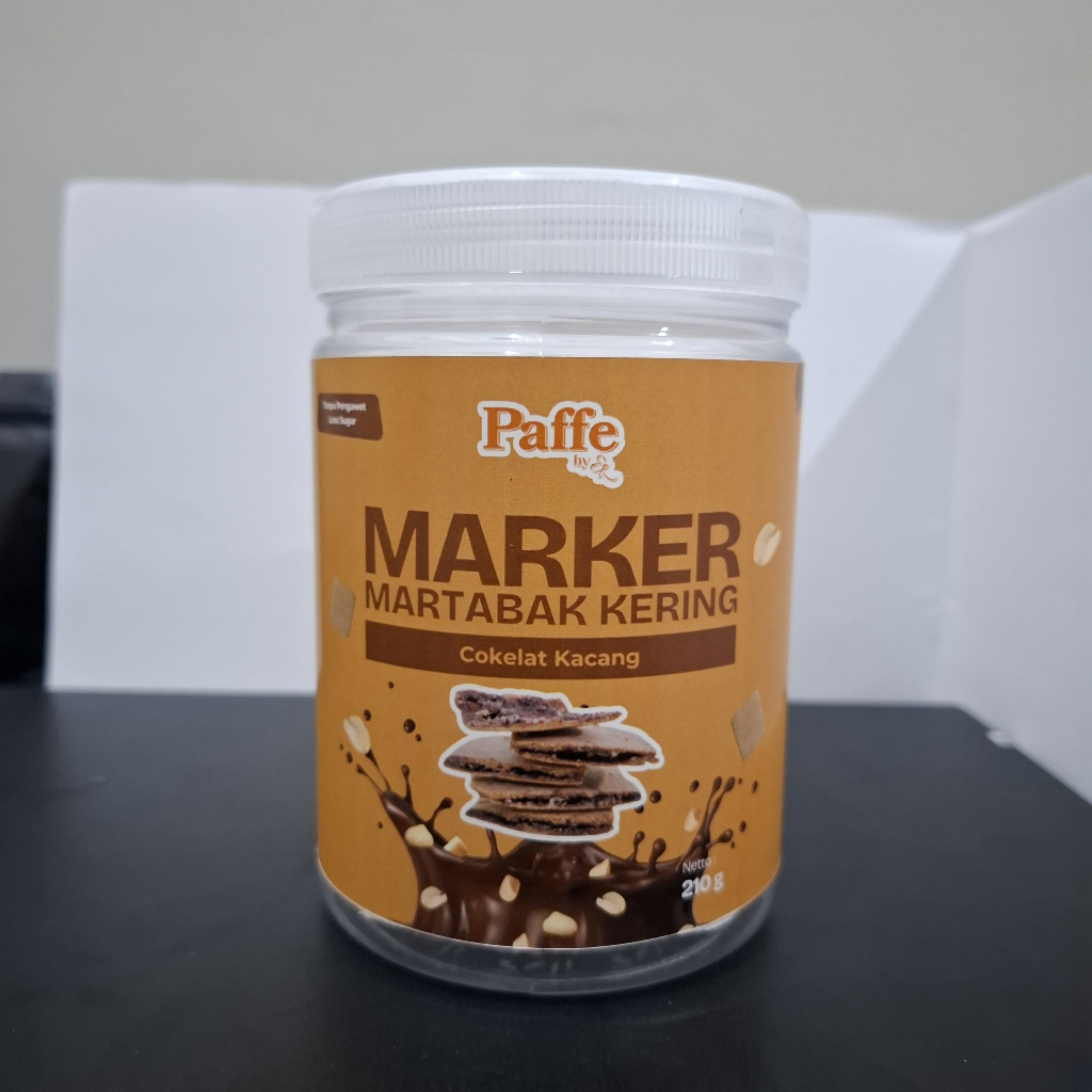 

MARKER (Martabak Kering) crispy / Camilan / Snack makanan ringan Rasa Coklat Kacang Paffe By Er