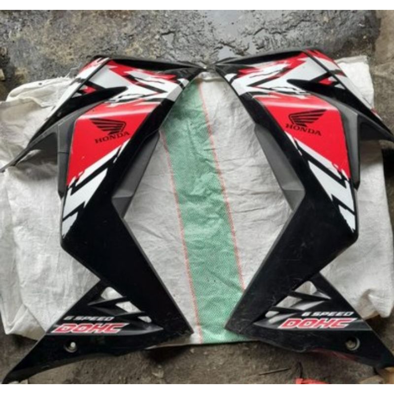 Sayap samping kanan kiri Supra gtr 150 Fi v2 original copotan Cover body sayap samping