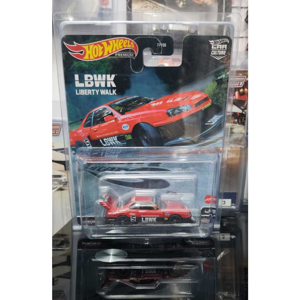 Hot Wheels Premium - Nissan Skyline LB-ER34 LBWK Red