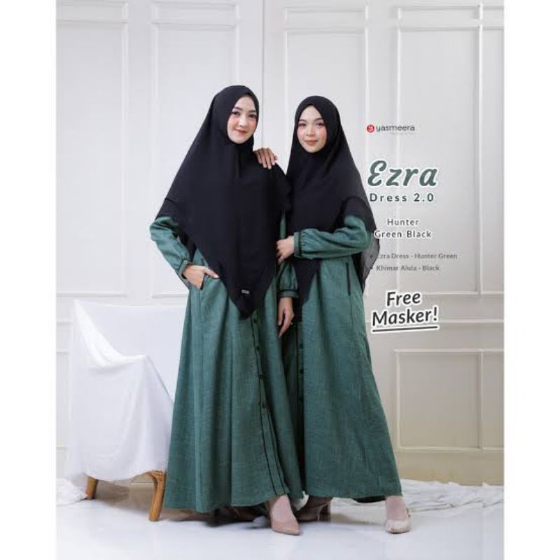 Preloved Ezra Dress by Yasmeera, gamis yasmeera, gamis second, gamis branded