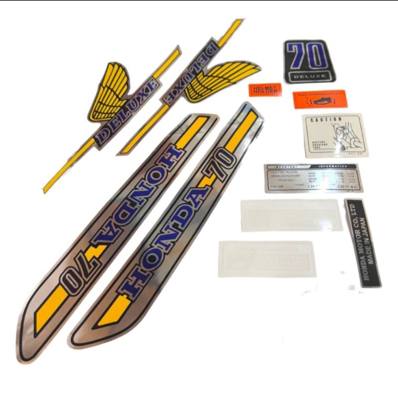 Setiker Honda   C70 Kuning Setandar HALUS