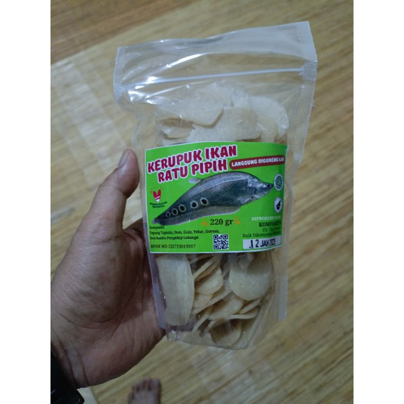 Kerupuk Ikan Cap Ratu Pipih Belida