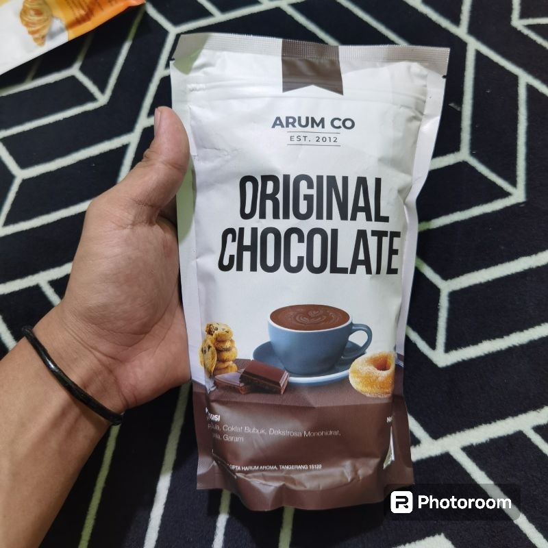 

ARUM CO ORIGINALL CHOCOLATE 500GR ORIGINALL 100 II SERBUK MAKANAN DAN MINUMAN II POWER DRINK VARIAN RASA