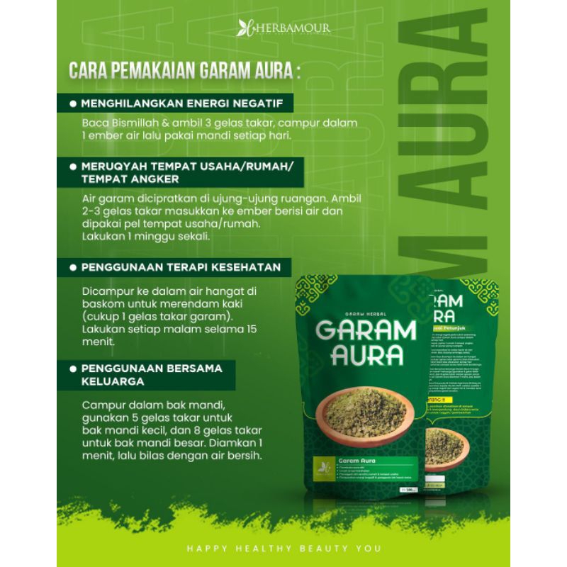 

PROMO LAUNCHING GARAM AURA 500GRAM HERBALOV LAMOUR