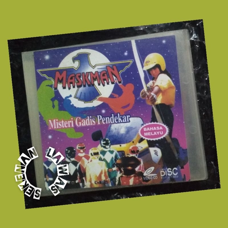 VCD Maskman - Misteri Gadis Pendekar/ Bootleg/ Bahasa Malaysia (Mulus)