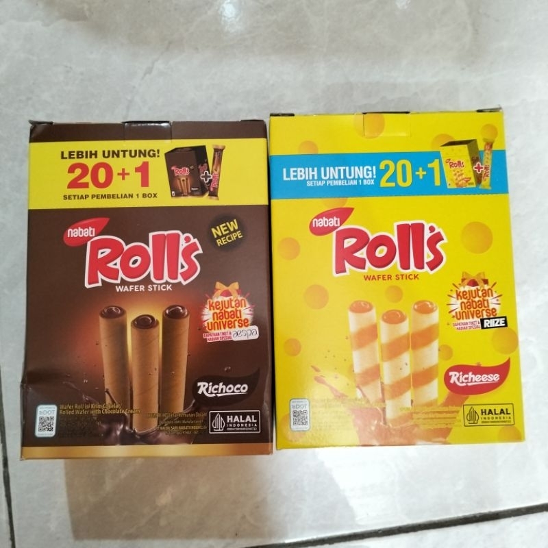 

Nabati Roll's Box isi 20+1pcs X 6gr