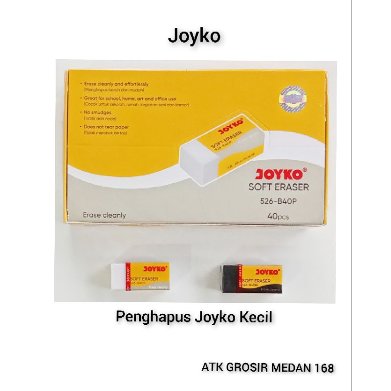 

Eraser / Penghapus Joyko Kecil / box ( 40 pcs )