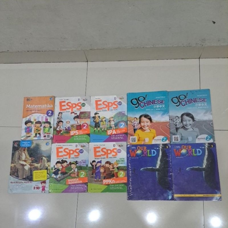 buku bekas kelas 2SD Sutomo Medan