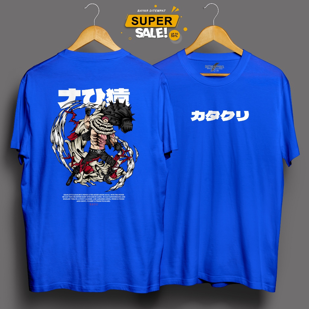 KATAKURI - KAOS DISTRO DEWASA MOTIF ANIME ONE PIECE OP KARAKTER KATAKURI MOCHI MOCHI NO MI EDISI GEA