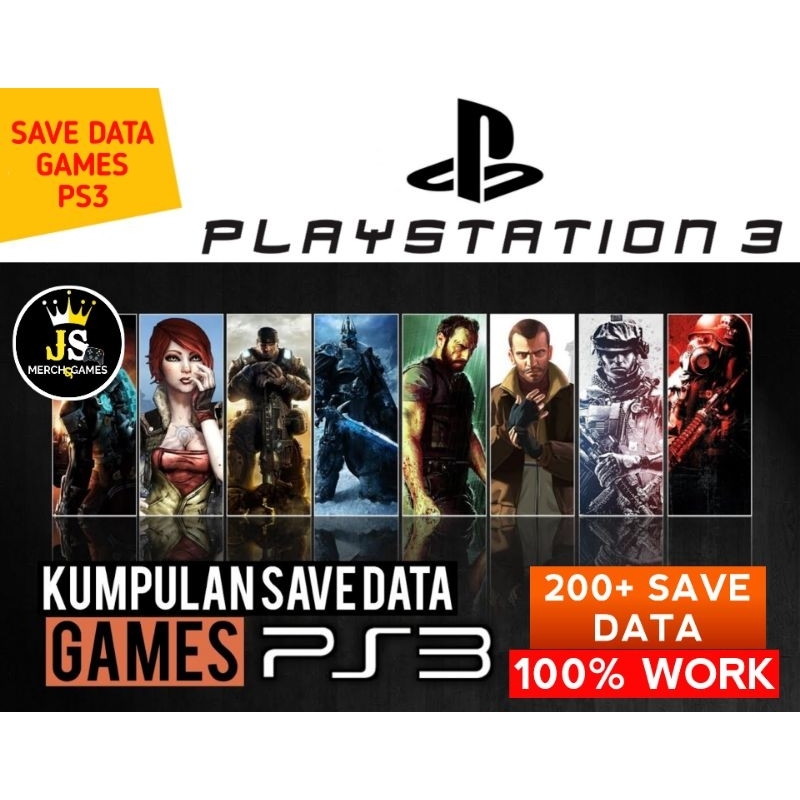 ( TERBARU ) KUMPULAN SAVE DATA PREMIUM 200+ GAMES PS3 - 100% WORK