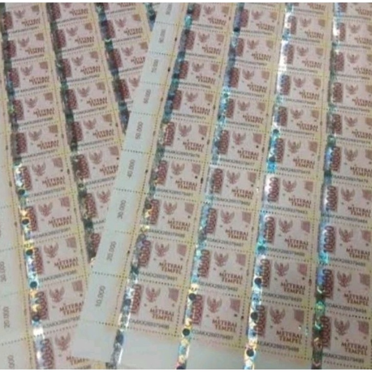 

Makin murah Materaipos 1 Materai tempel 1