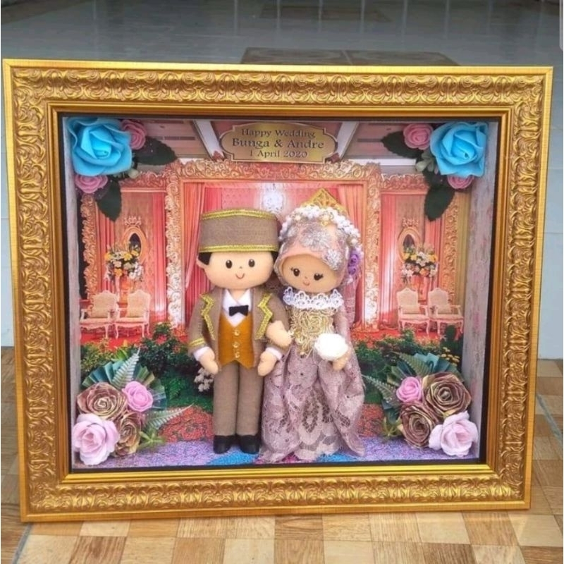 BONEKA PROFESI - BONEKA PERNIKAHAN ADAT JAWA MODERN - KADO MASA KINI - KADO UNIK - KADO LANGKA - KAD