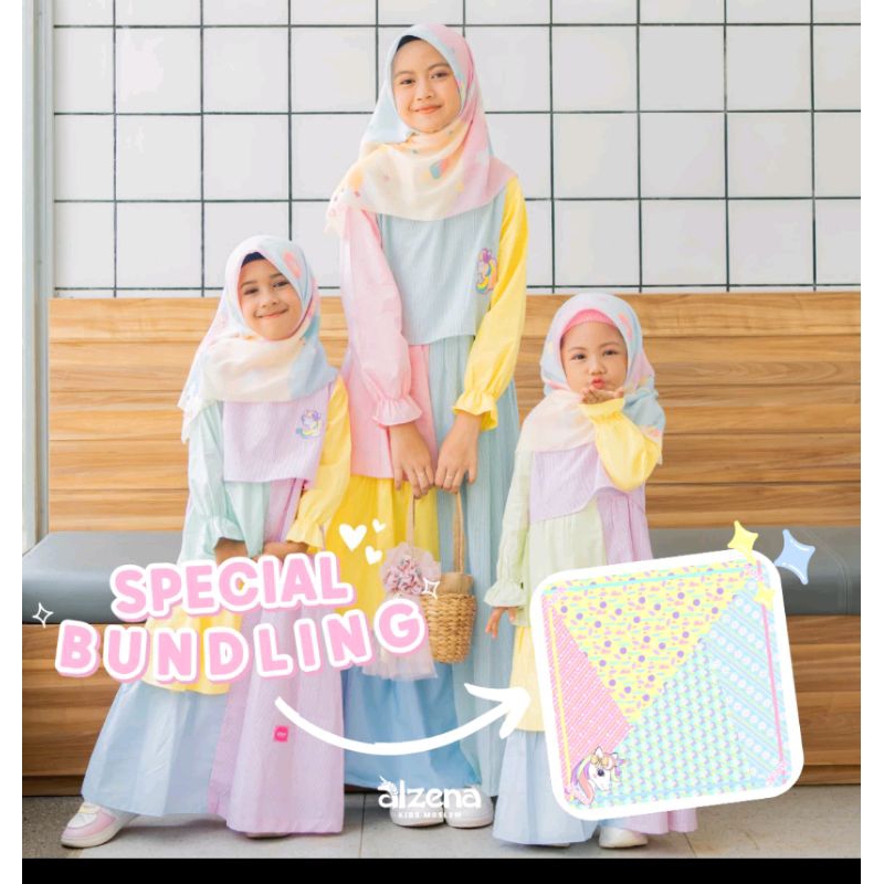 gamis anak untuk 2-3 tahun by alzena preloved