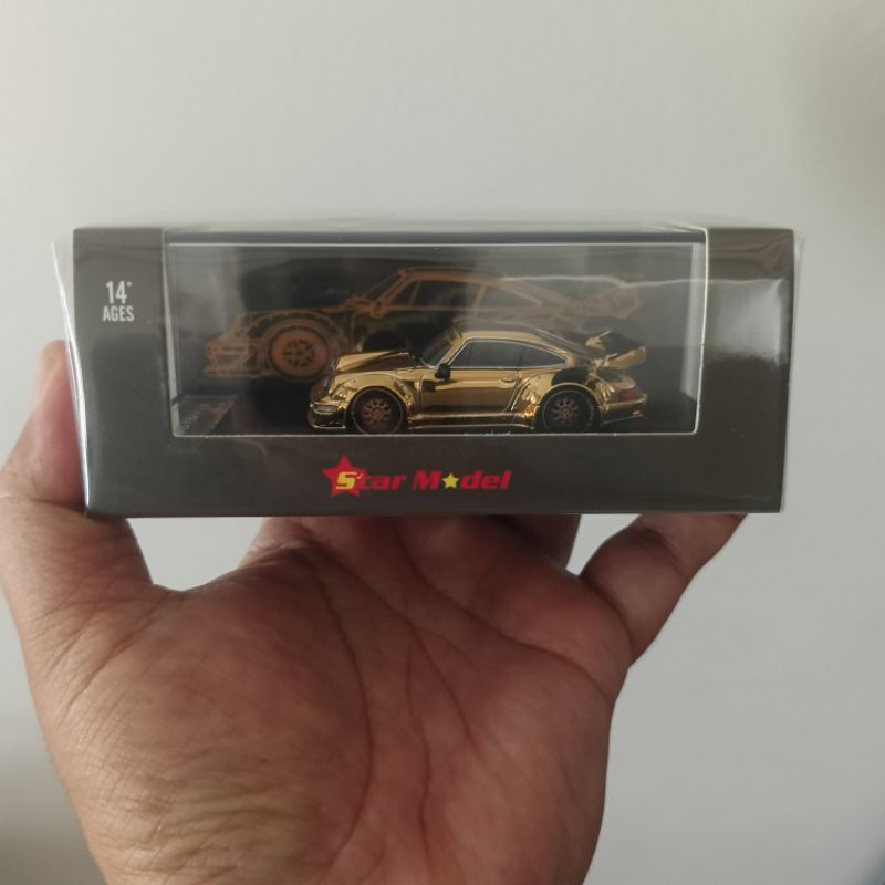 Star Model RWB Porsche Gold Silver Pearl Segel