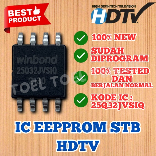 IC EPROM STB HDTV LENGKAP / IC EEPROM SET TOP BOX HDTV