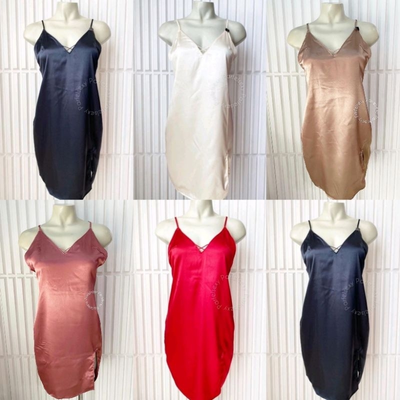 La Senza LaSenza Satin Slip Dress Lingerie Wanita XS 11161613