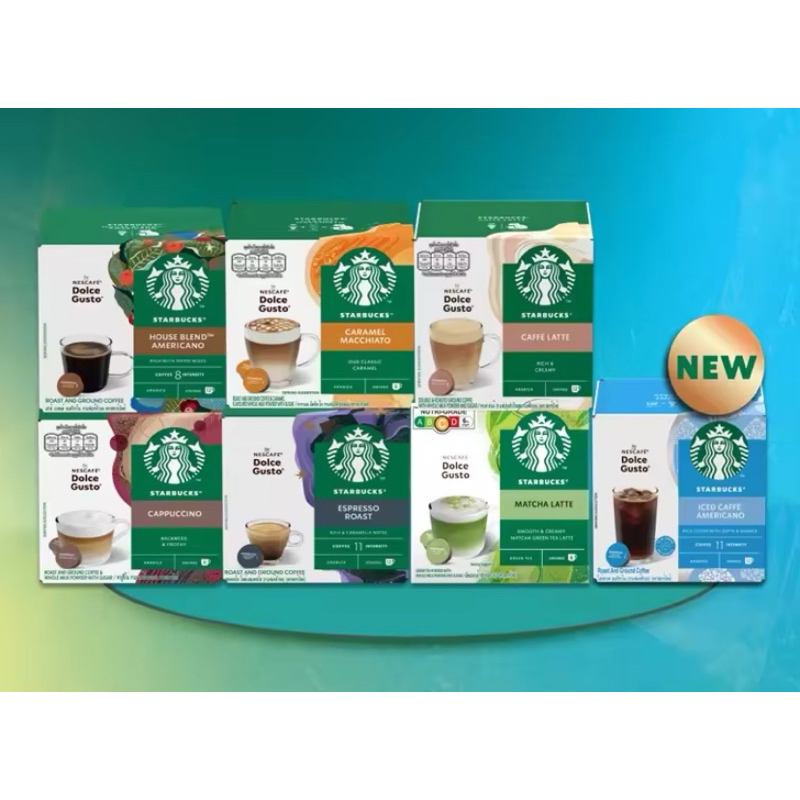 

Starbucks Coffee Capsule Kapsul Kopi Caffe Latte,House Blend Americano,Cappuccino,Caramel Macchiato,Espresso,Latte,Lungo