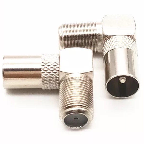 Jack Antena TV Drat Model L Cowok Male Konektor F Drat To TV Male Connector TV