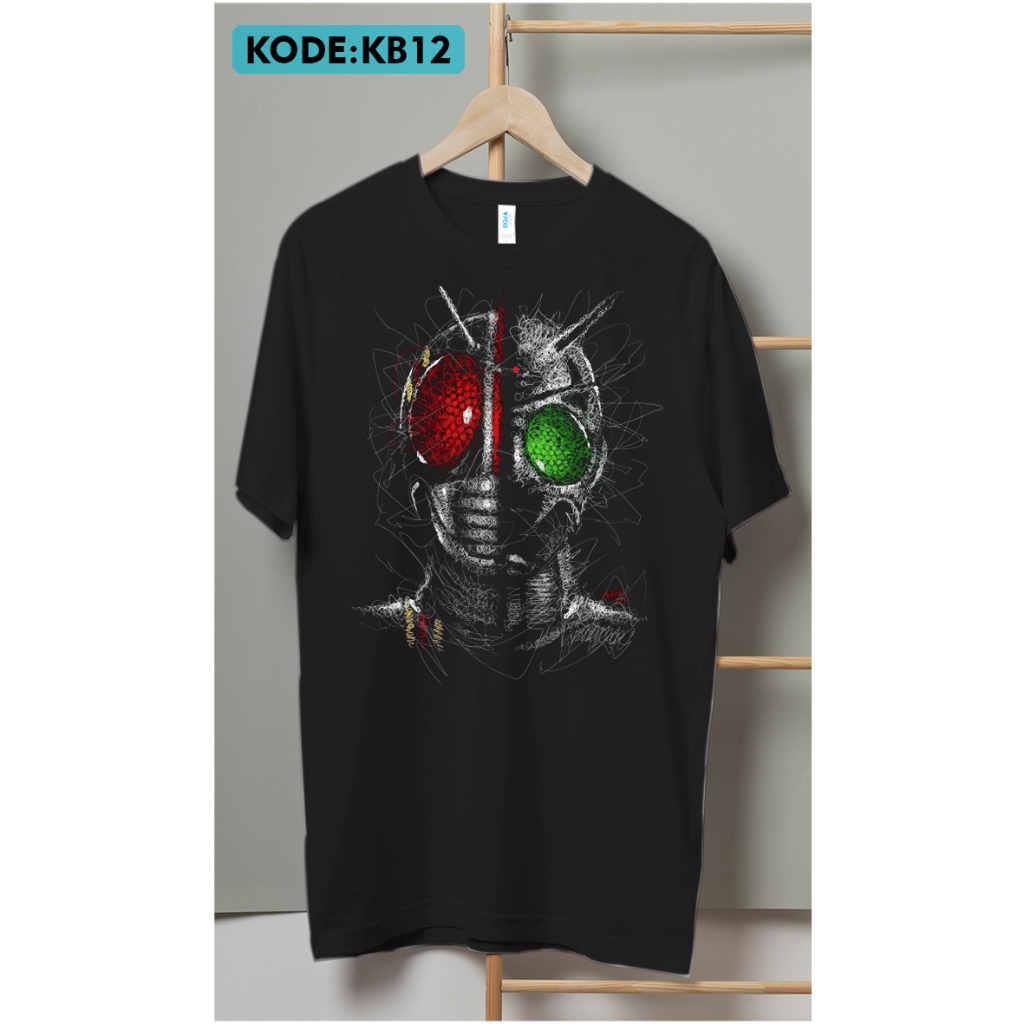 Kaos kamen rider black RX shadow moon KB12