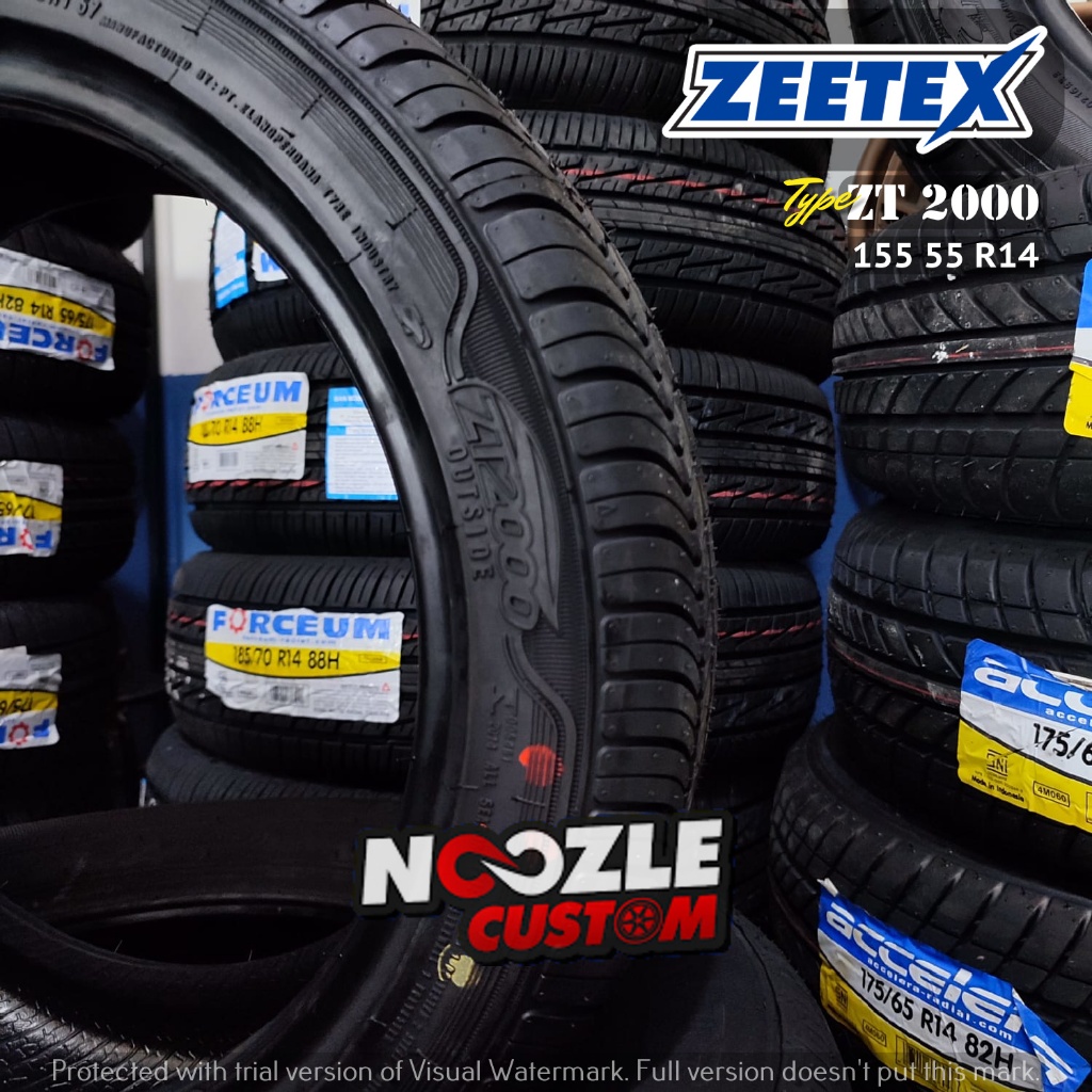 BAN MOBIL WULING AIR EV R14 155 55 ZEETEX Ban Mobil Ring 14 Untuk Ban Mobil Listrik R14