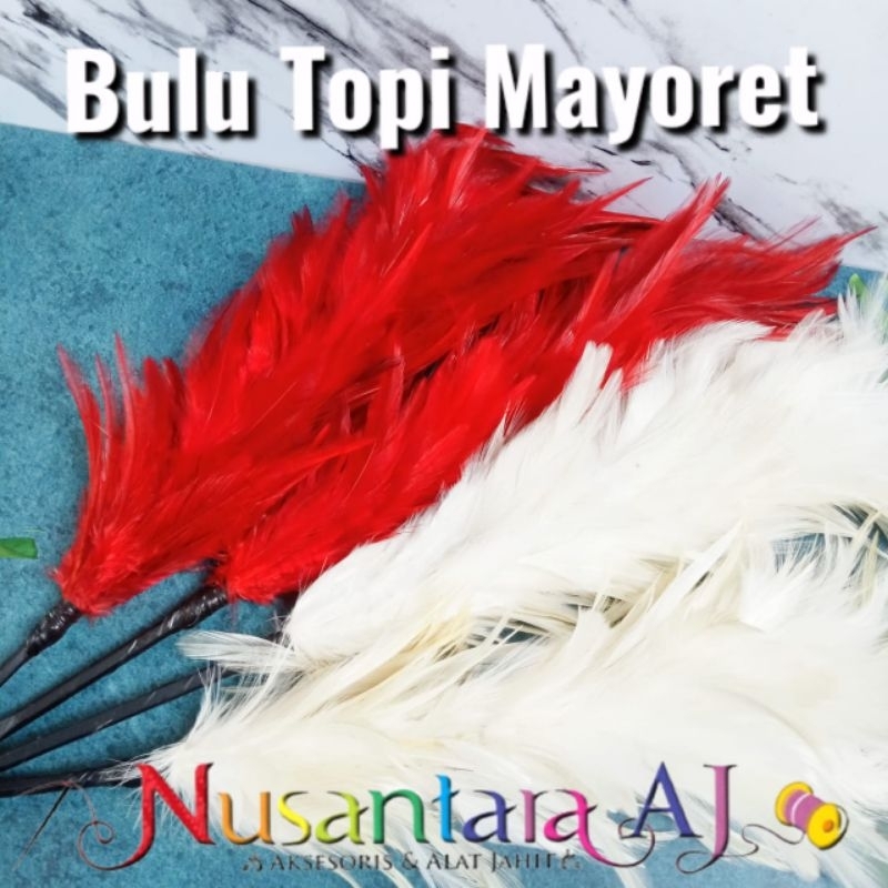 Bulu Topi drumband / Bulu topi mayoret