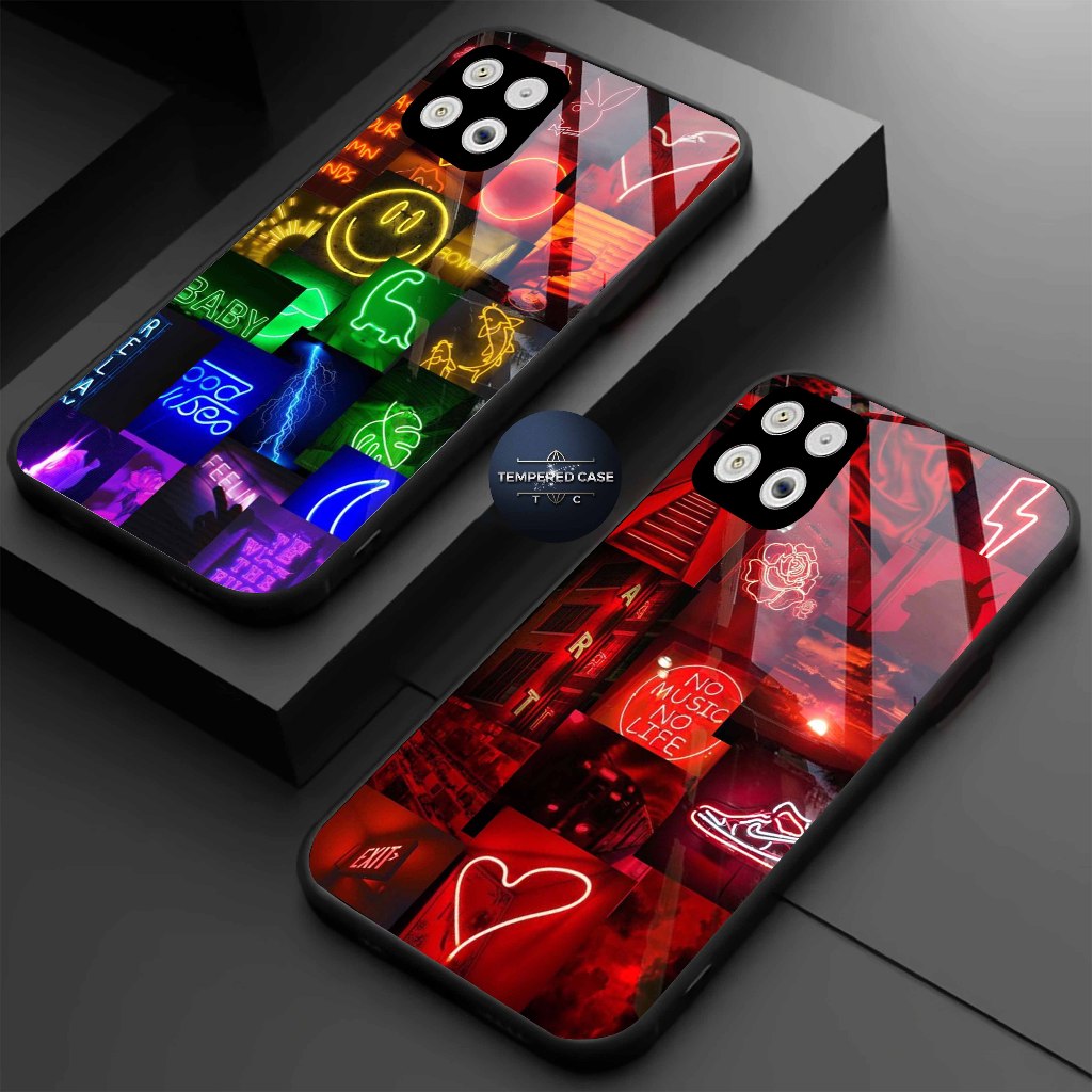 Softcase Glass Kilau Kaca SAMSUNG A22 5G  Case SAMSUNG A22 5G casing handphone SAMSUNG A22 5G