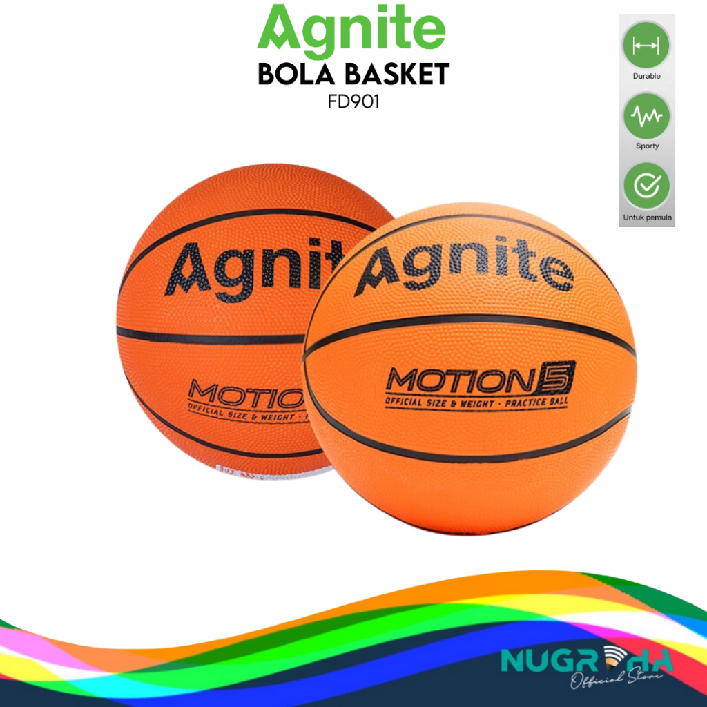 

Agnite Bola Basket Anak / Kids Basketball Ukuran 5 dan 7 F1102 FD901